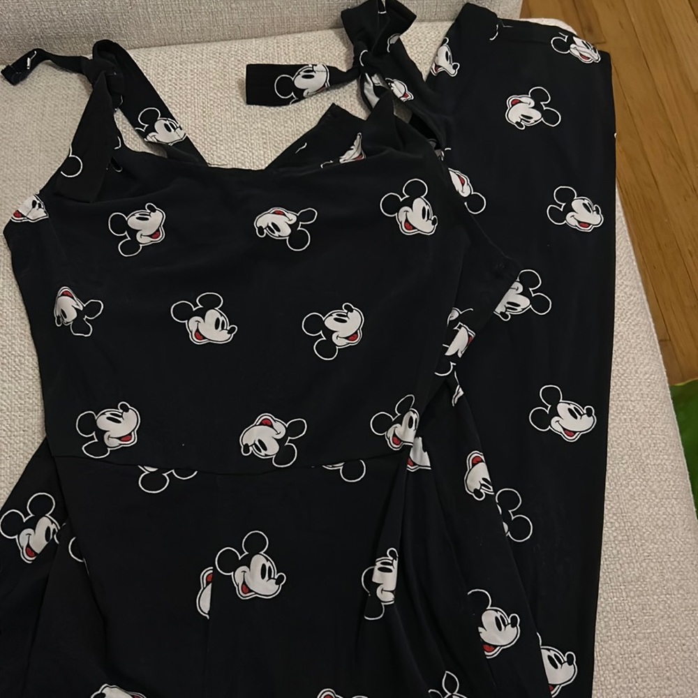 Cake Worthy Black Mickey Jumpsuit
